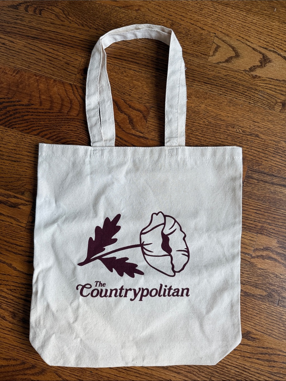 The Countrypolitan Hotel Nashville - Beige Canvas Logo Tote Bag